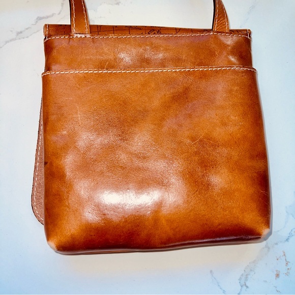 Patricia Nash crossbody Granada brown leather purse - Picture 2 of 9